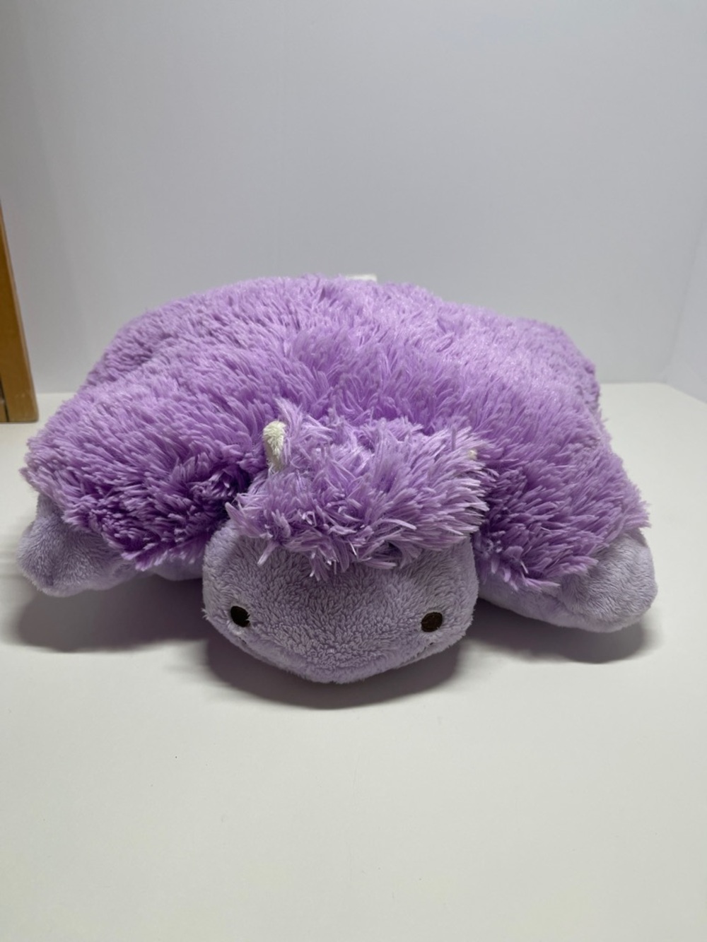 Pillow Pets Pee-wees Purple Huggable Hippo 11" Plush Stuffed Toy Animal 2010